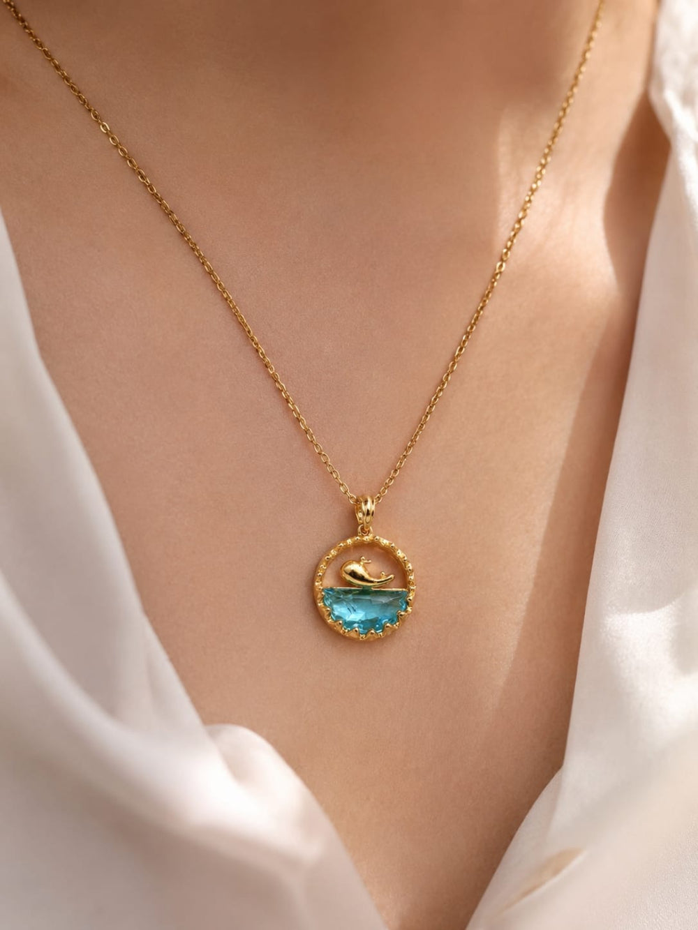 Dolphin Charm Pendant QROSH
