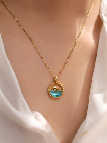 Dolphin Charm Pendant QROSH