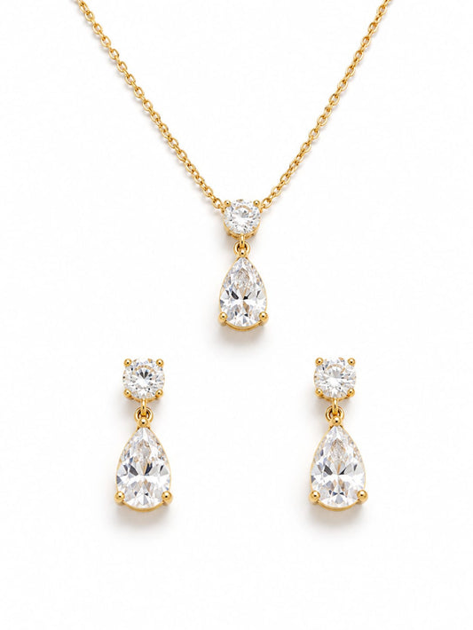Dew-Drop Pendant Set QROSH