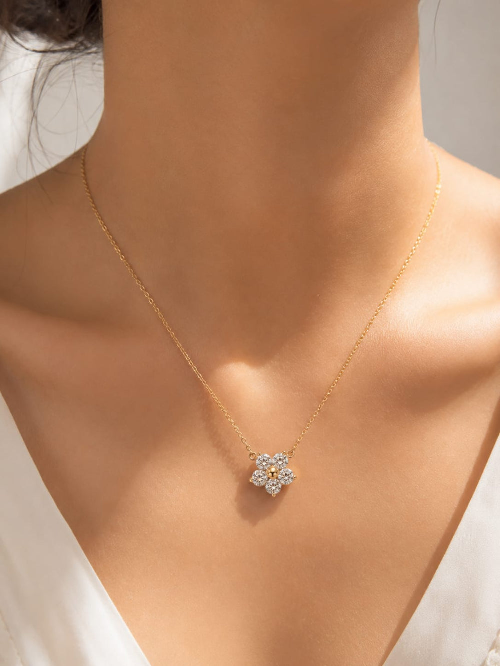 Gold Botanical Pendant QROSH