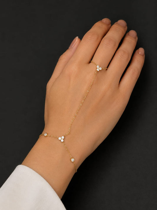 Minimal Gold Slave Bracelet QROSH