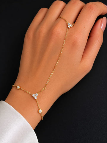 Minimal Gold Slave Bracelet QROSH