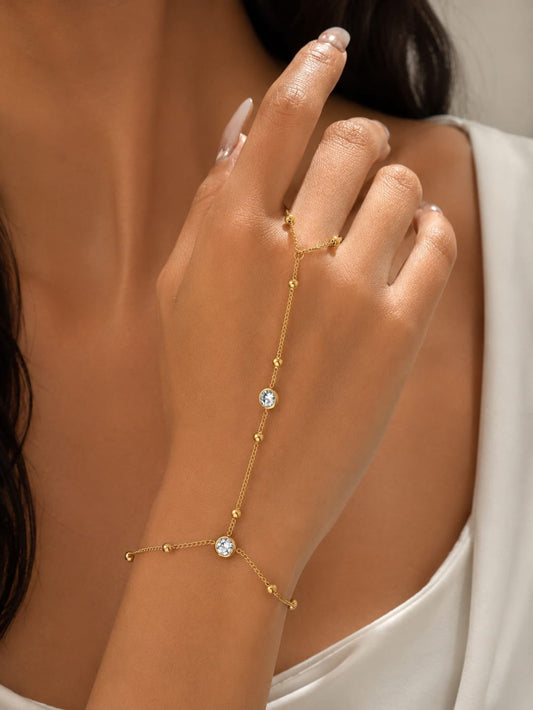 Zircon Hand Chain Bracelet QROSH