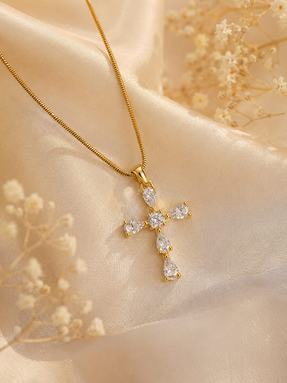 Dainty Cross Pendant QROSH