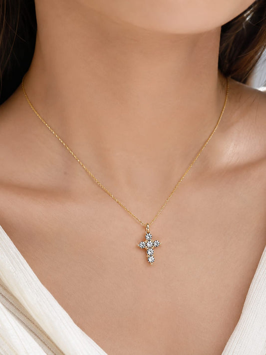 Dainty Cross Pendant QROSH
