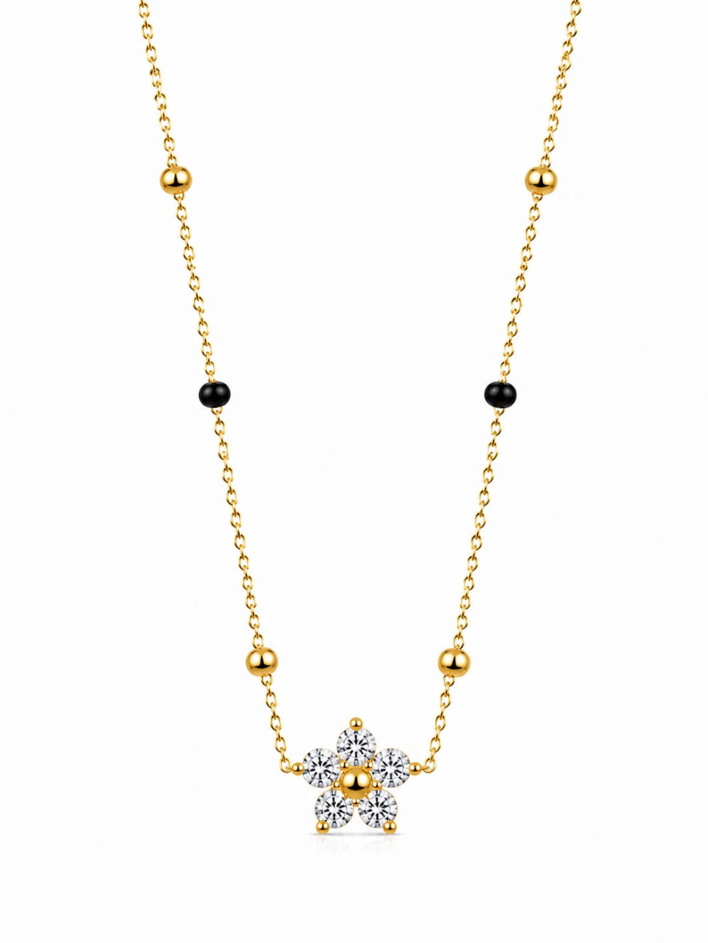 Floral Diamond Mangalsutra QROSH