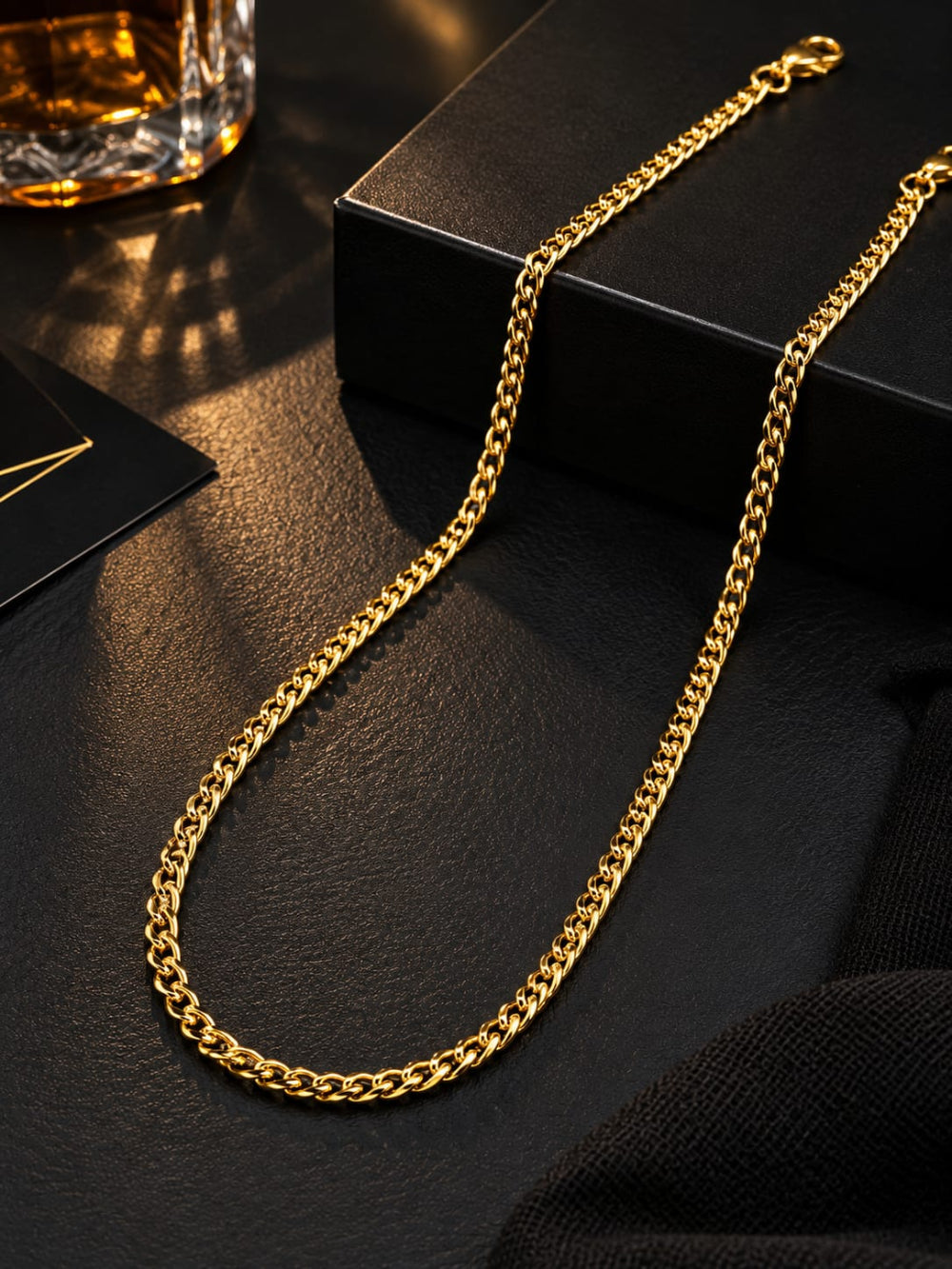 Gold Cuban Chain For Men QROSH