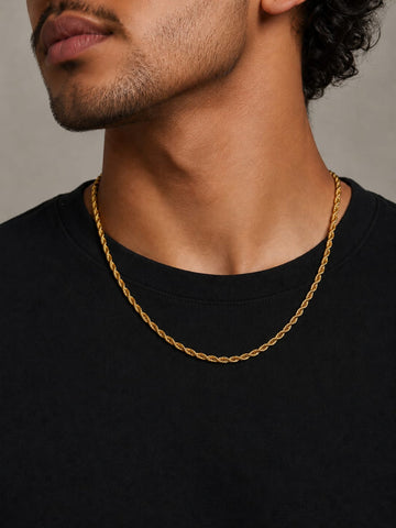 Twisted Rope Chain For Men QROSH