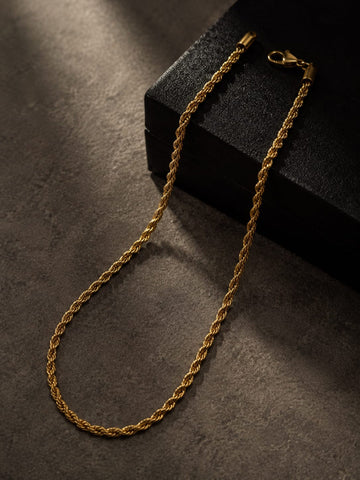 Twisted Rope Chain For Men QROSH