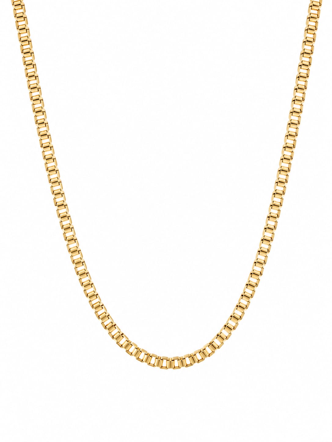 Cuban Box Gold Chain For Men QROSH