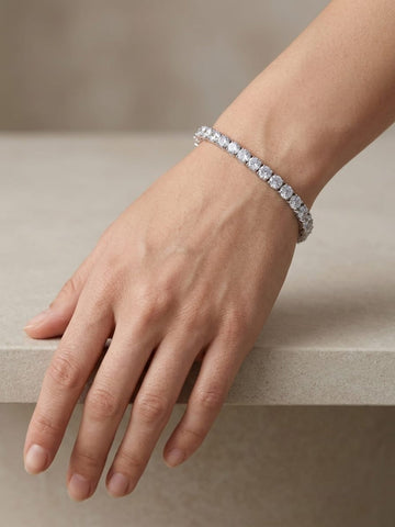 Premium CZ Tennis Bracelet QROSH