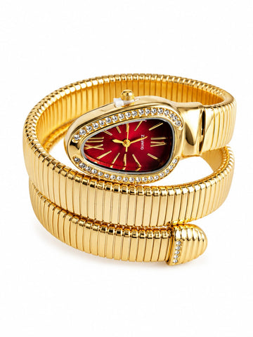 Anti tarnish Snake Charm Watch QROSH