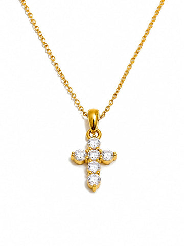 Dainty Cross Small Pendant QROSH