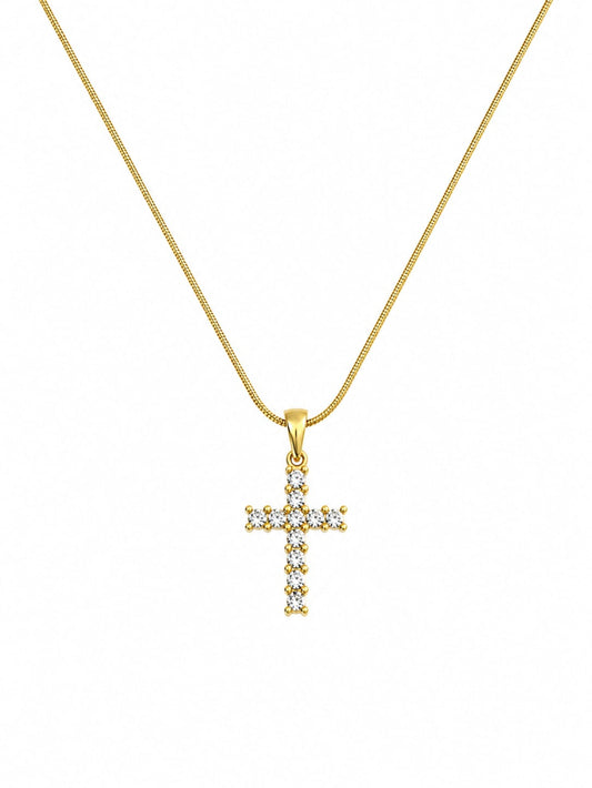 Diamond Cross Necklace QROSH