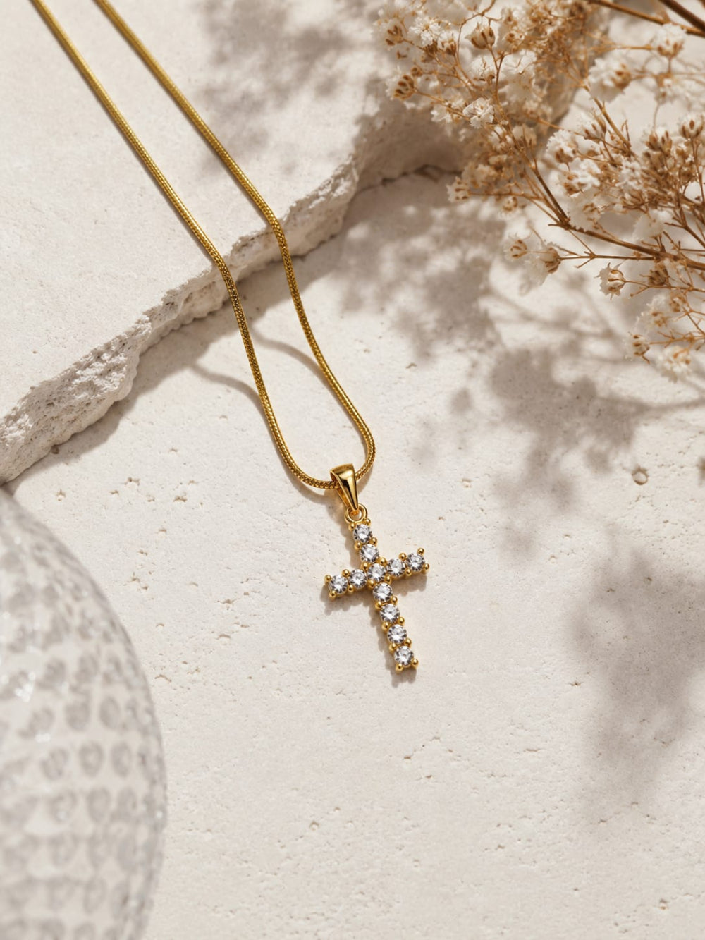 Diamond Cross Necklace QROSH