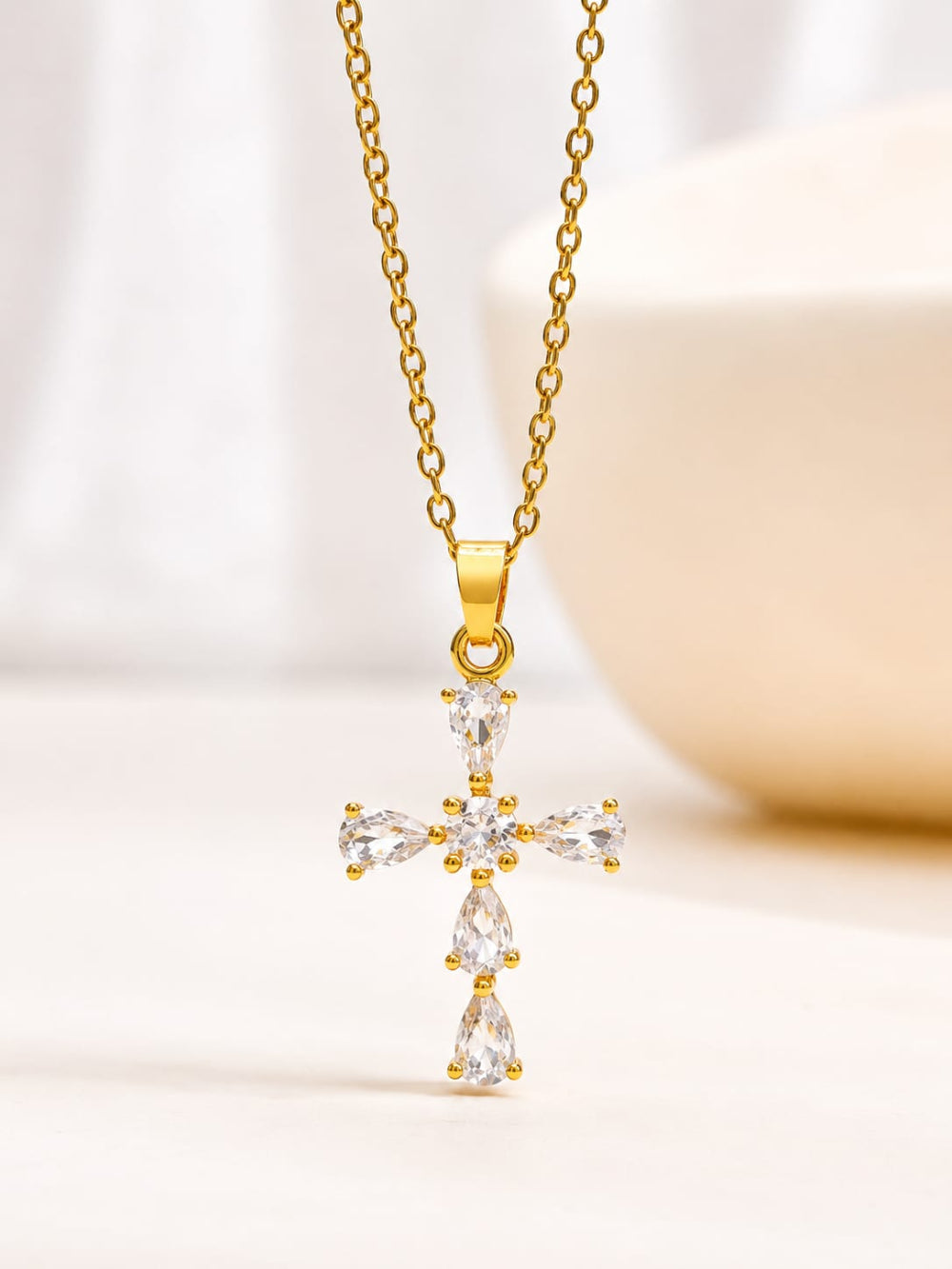 Dainty Cross Pendant QROSH