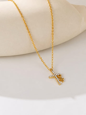 Minimal Double Cross Pendant QROSH