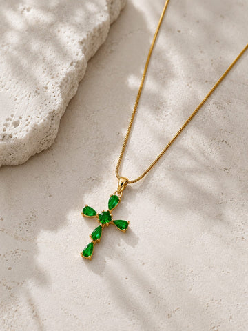 Green Stone Necklace QROSH