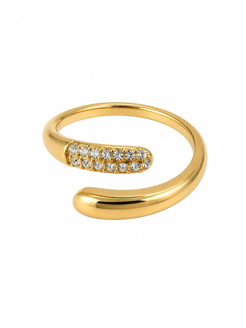 Adjustable CZ Diamond Ring QROSH