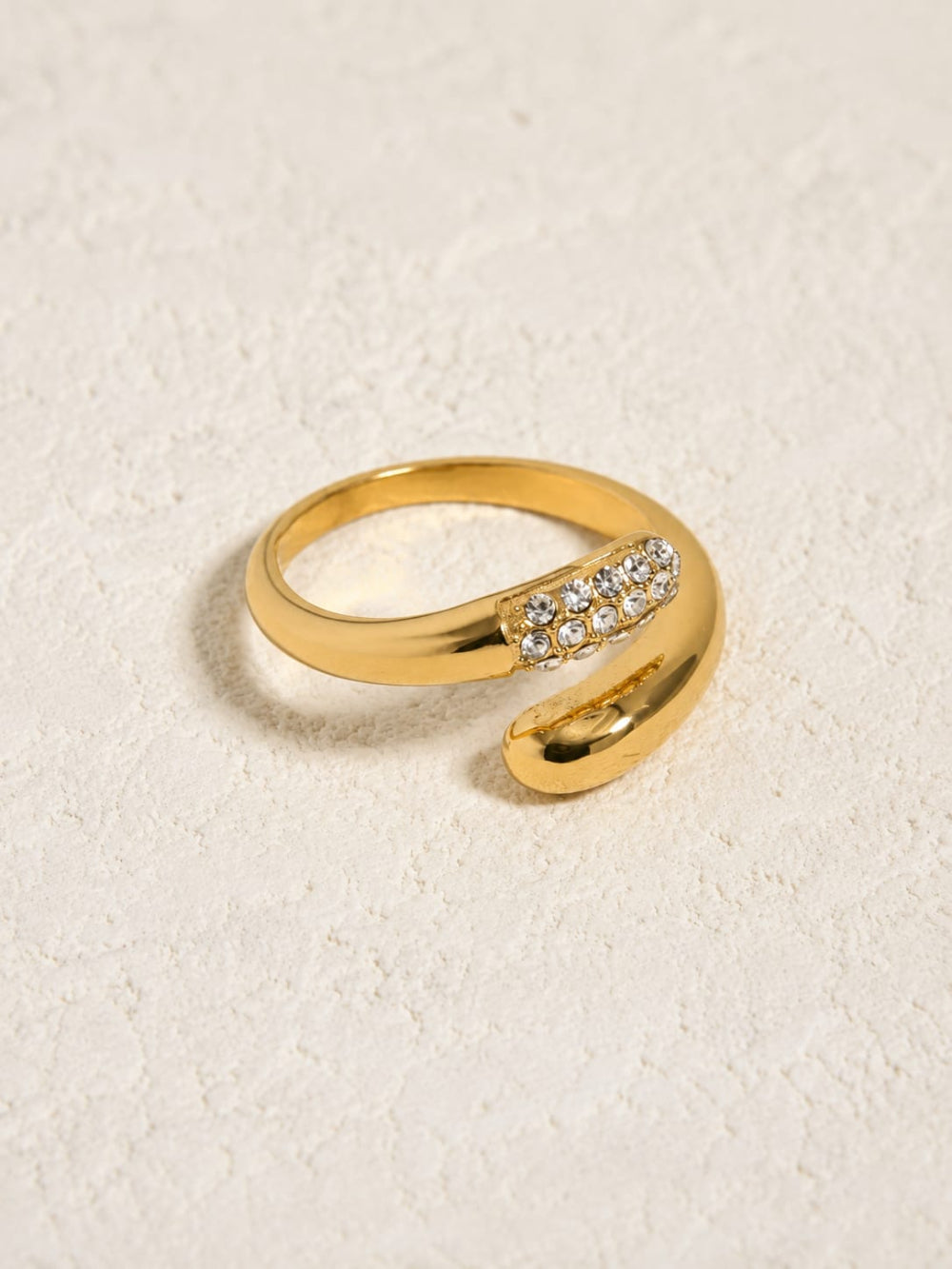 Adjustable CZ Diamond Ring QROSH