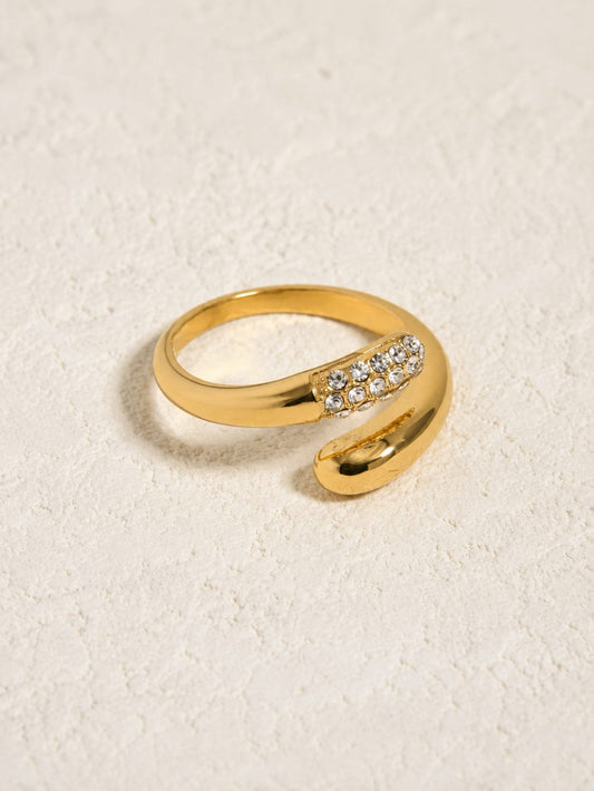 Adjustable CZ Diamond Ring QROSH