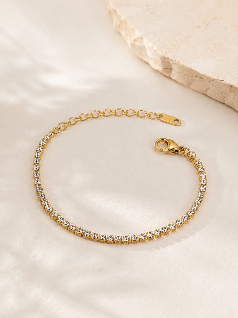Classic Rhinestone Tennis Bracelet QROSH