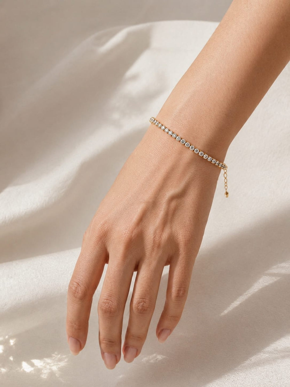 Classic Rhinestone Tennis Bracelet QROSH