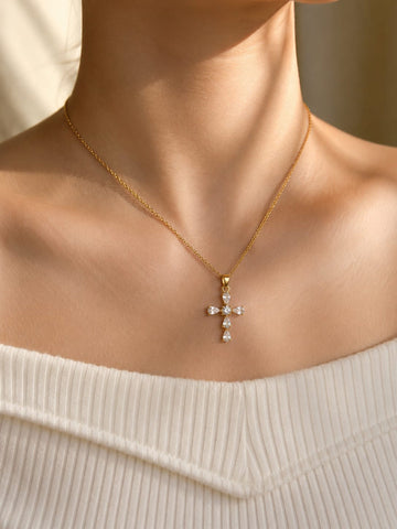 Dainty Cross Pendant QROSH