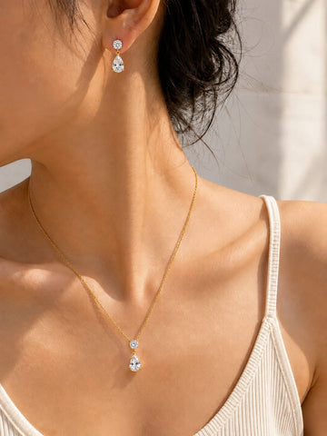 Dew-Drop Pendant Set QROSH