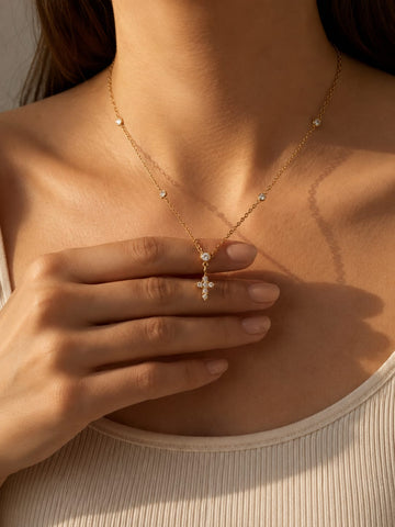 Cross Charm Necklace QROSH