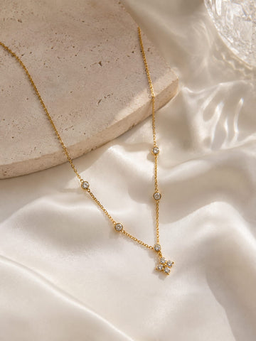 Dainty Clover Charm Pendant QROSH
