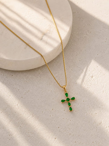 Green Stone Necklace QROSH