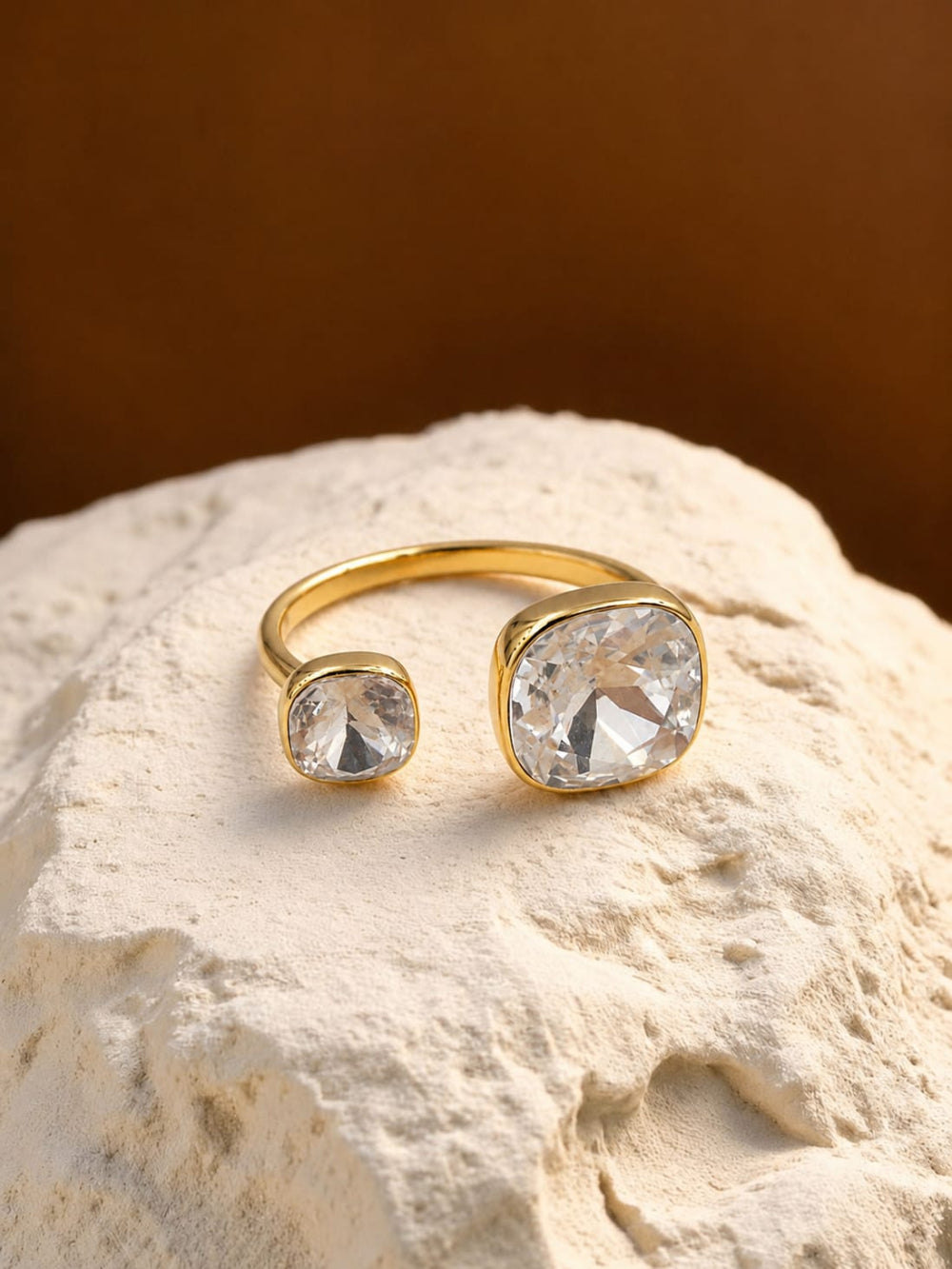 Double Stone Diamond Ring QROSH