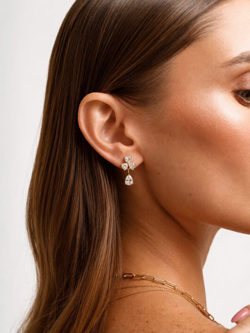 Celeste Bloom Drop Earrings QROSH