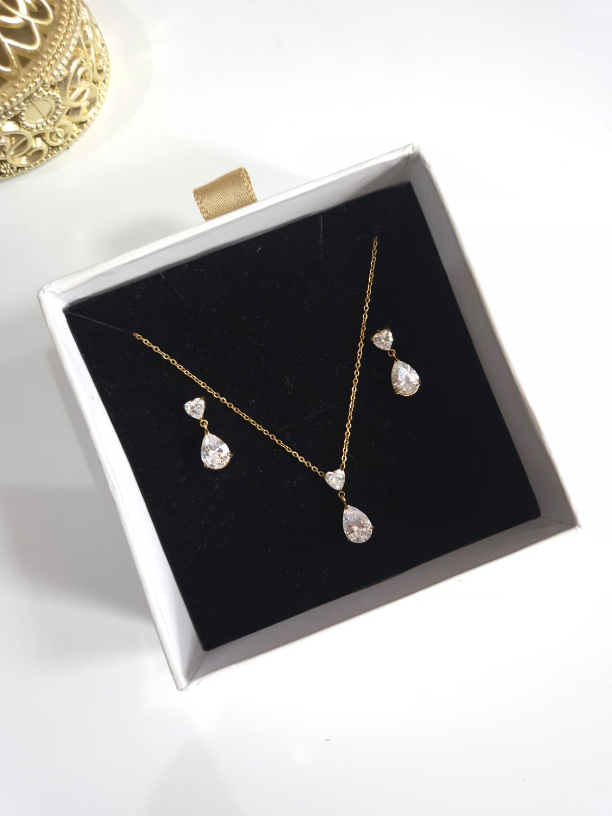 Dew-Drop Pendant Set QROSH