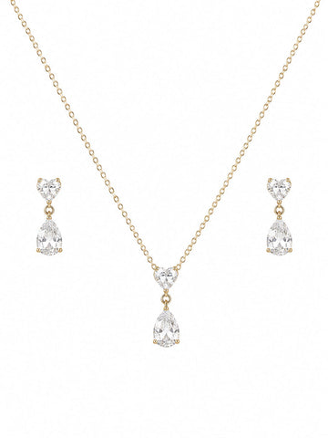 Dew-Drop Pendant Set QROSH