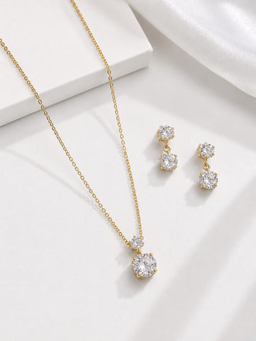 Solitaire Classic Pendant Set QROSH