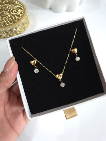 Dew-Drop Pendant Set QROSH