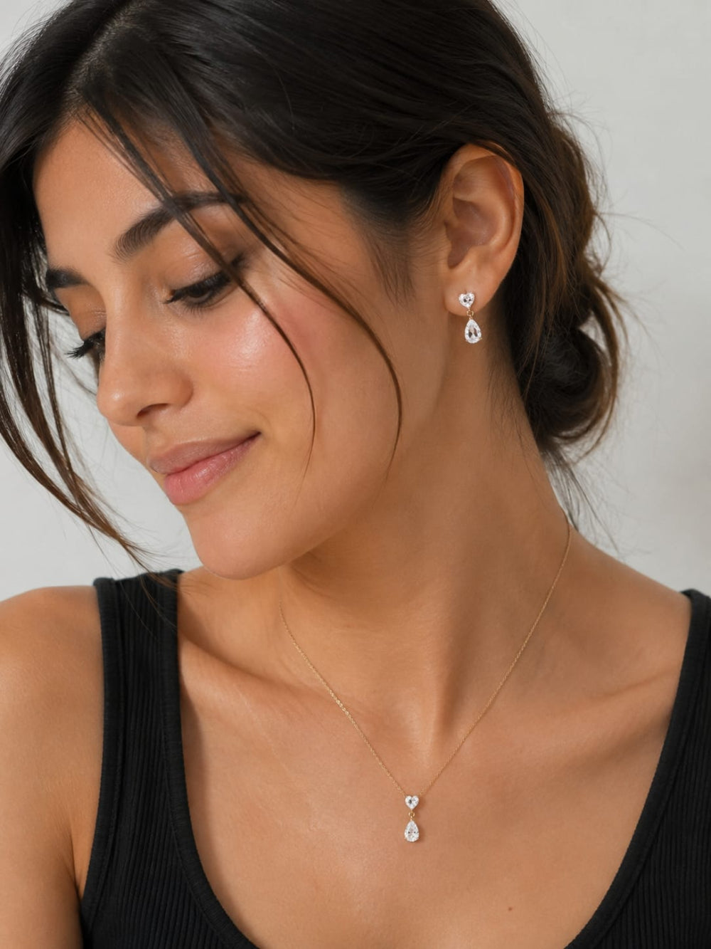Dew-Drop Pendant Set QROSH