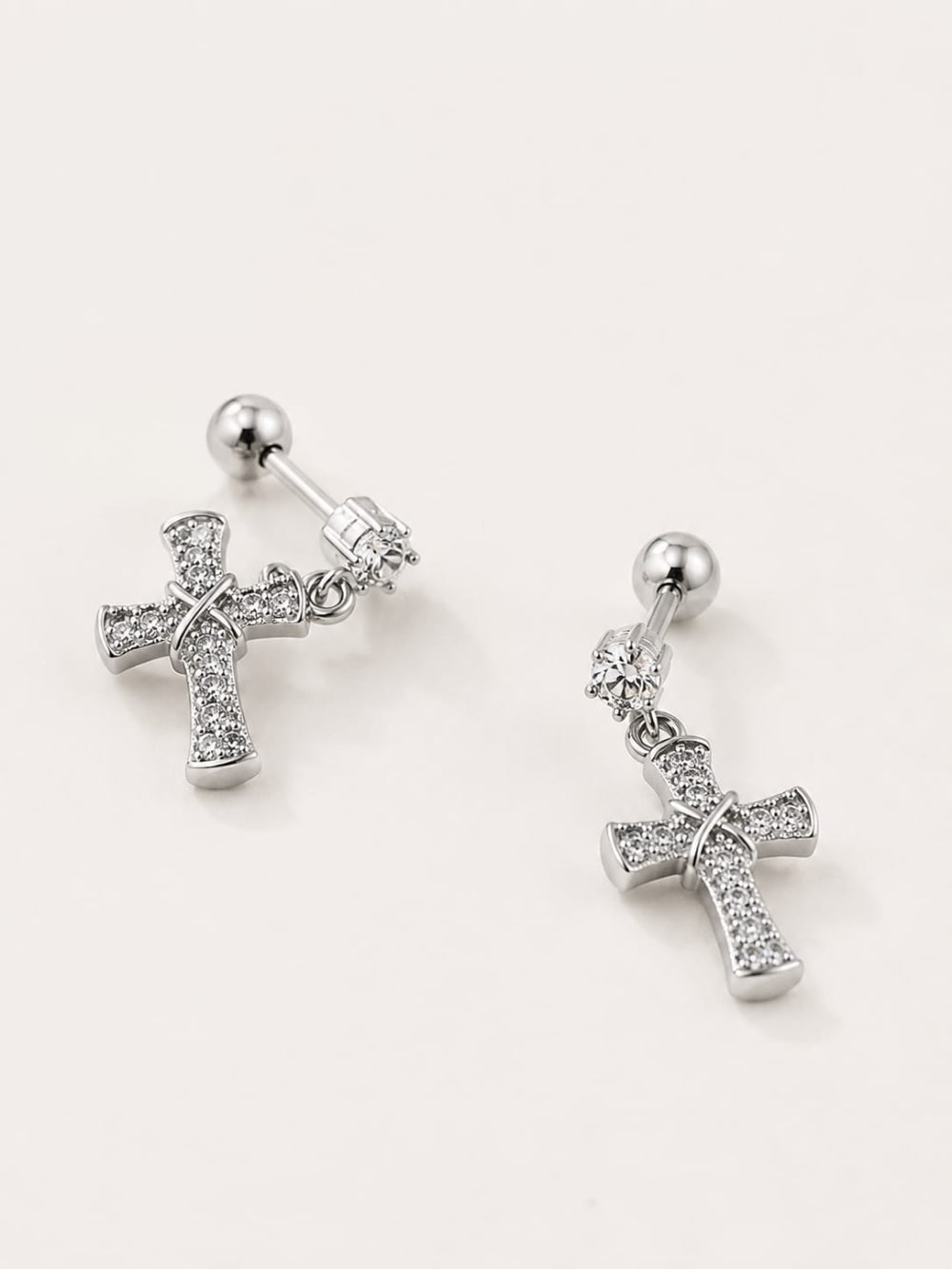 Cross Dangle Earrings QROSH