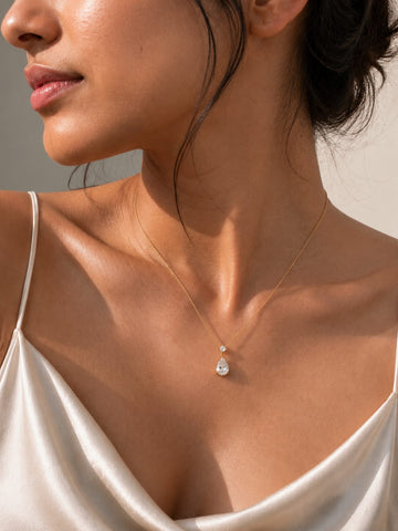 Dainty Dew Drop Pendant QROSH