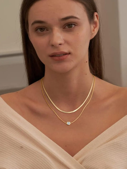 Princess Double Charm Necklace QROSH