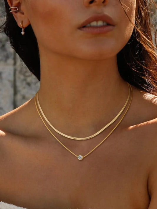 Princess Double Charm Necklace QROSH