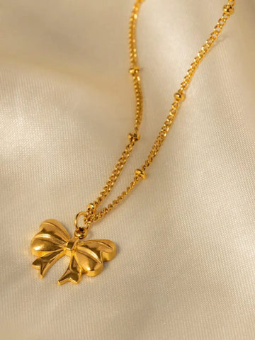Dainty Bow Pendant
