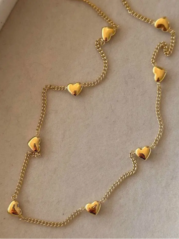 Mini Heart Charm Necklace QROSH