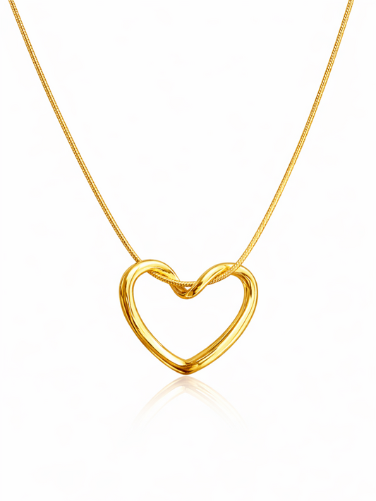 Hollow Heart Pendant QROSH