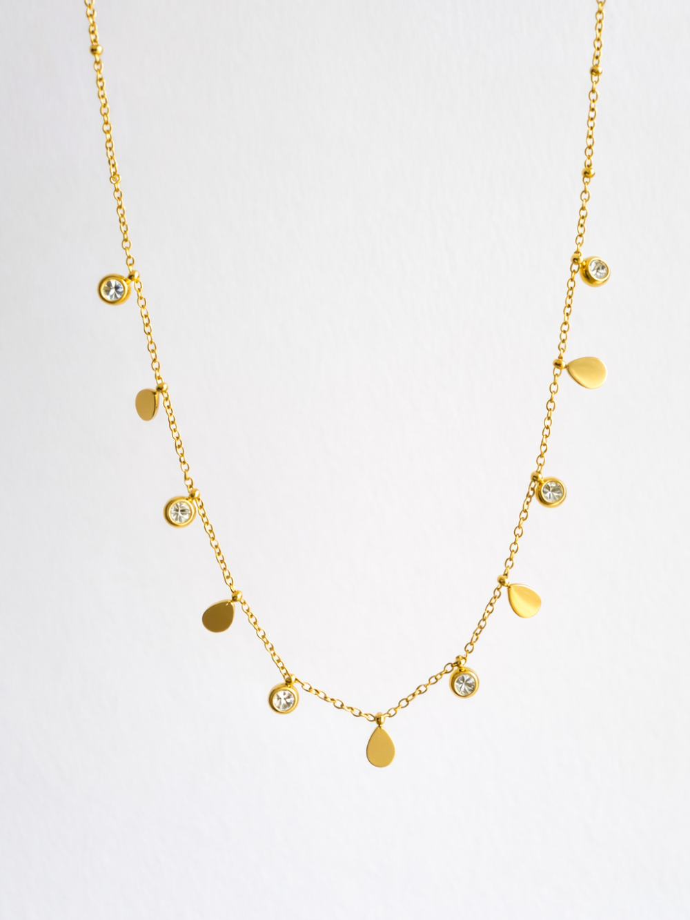 Double Layer Chain Drop Pendant (Copy) QROSH