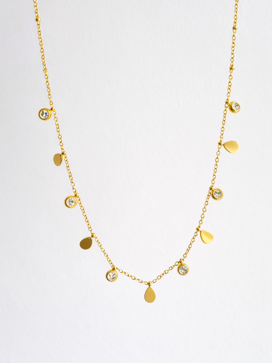 Double Layer Chain Drop Pendant (Copy) QROSH