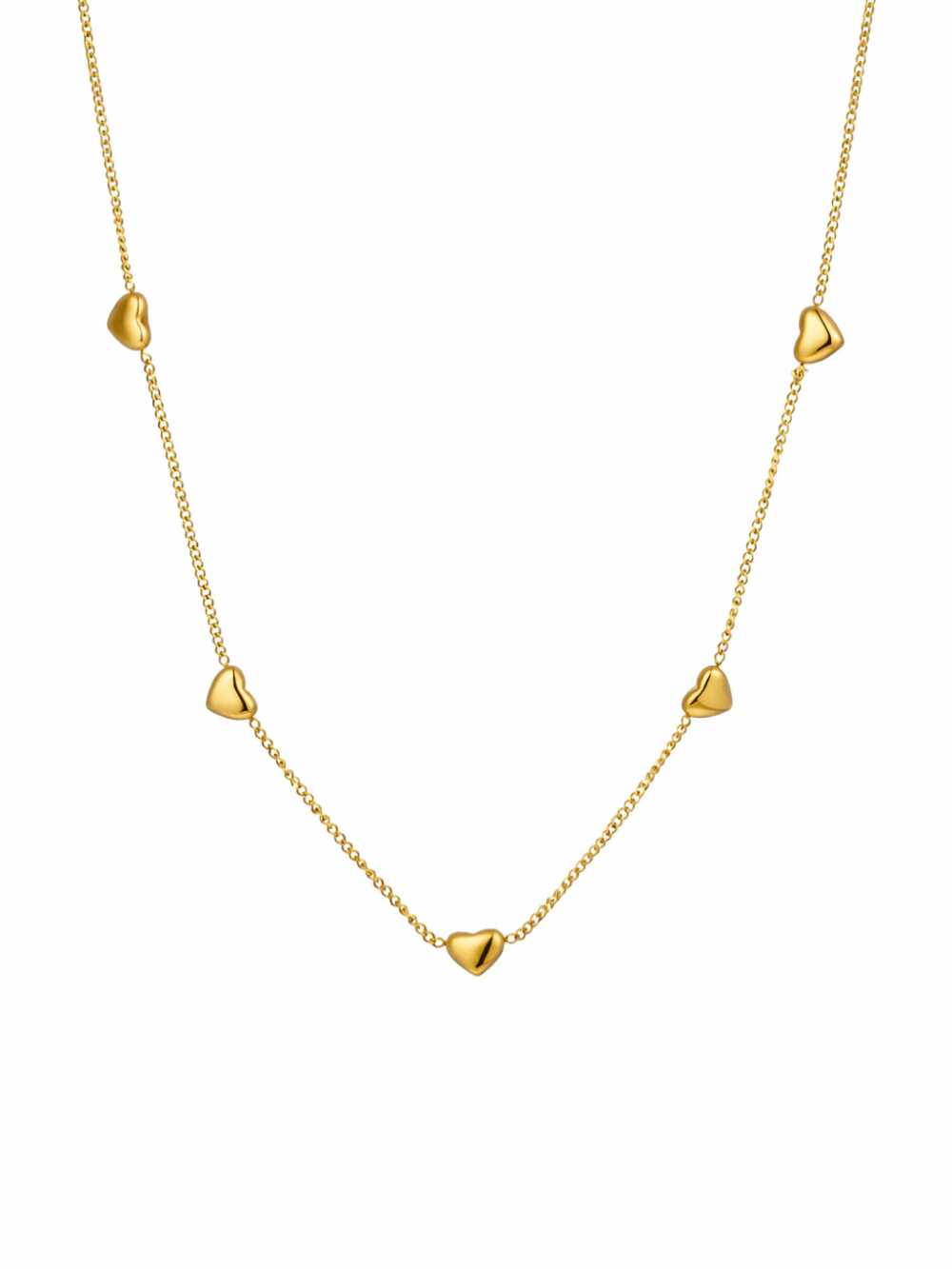 Mini Heart Charm Necklace QROSH