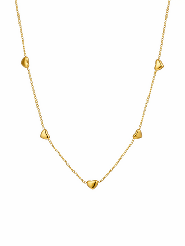 Mini Heart Charm Necklace QROSH